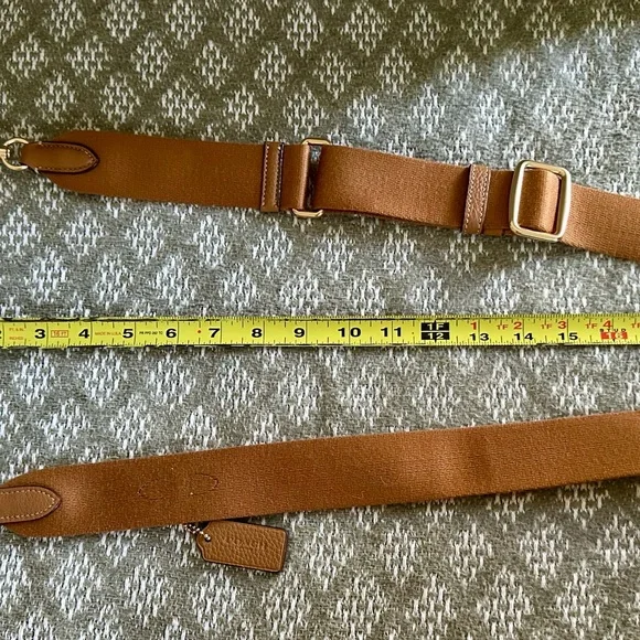 Coach Tan and Cream Crossbody Bag - Picture 12 of 13